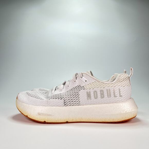 NOBULL Drive Mesh Training Shoes White Lace Up Low Top Sneakers Men\'s Size 8 main image 7